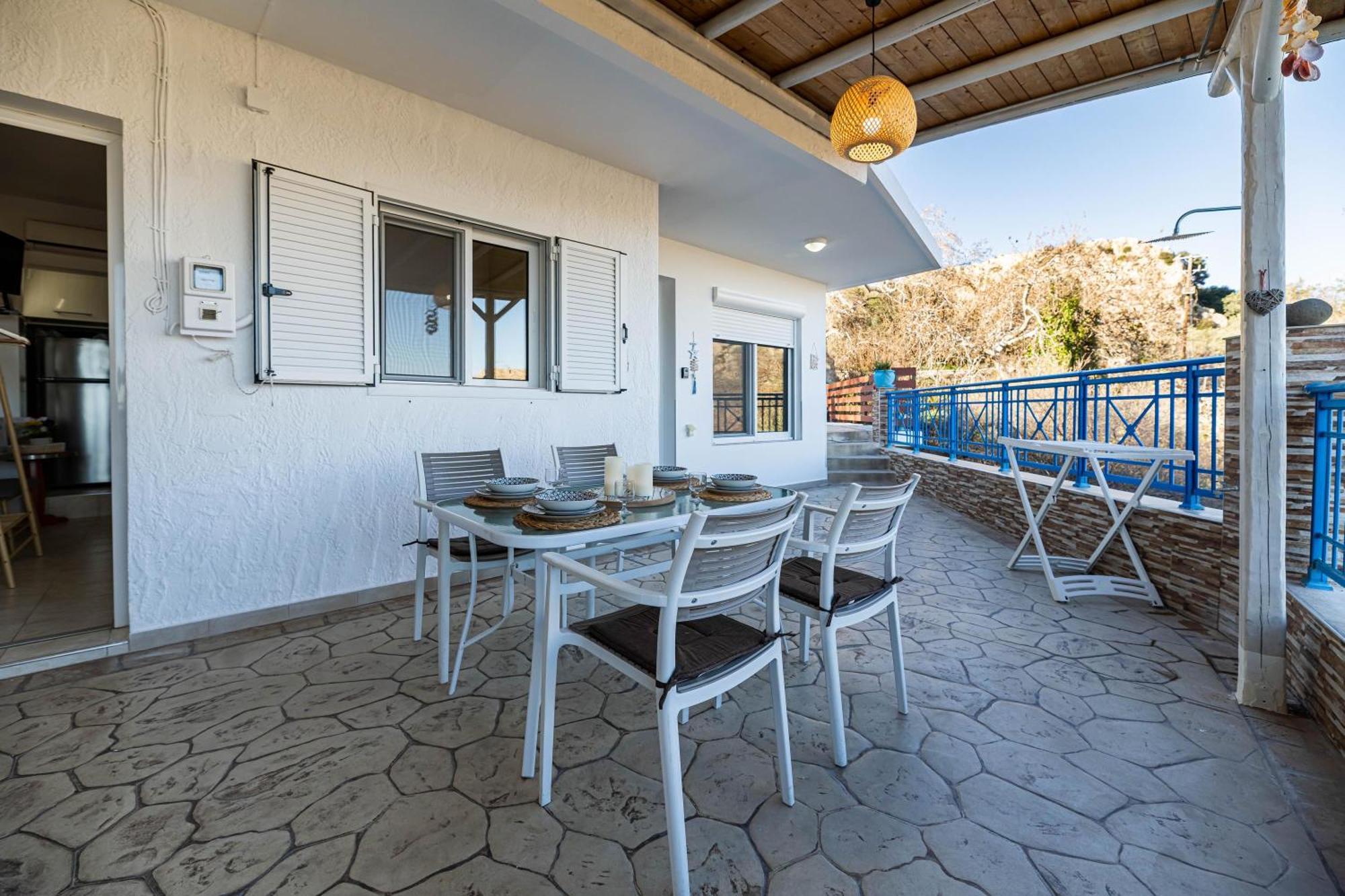 Aperanto Galazio Apartment Archangelos  Eksteriør billede